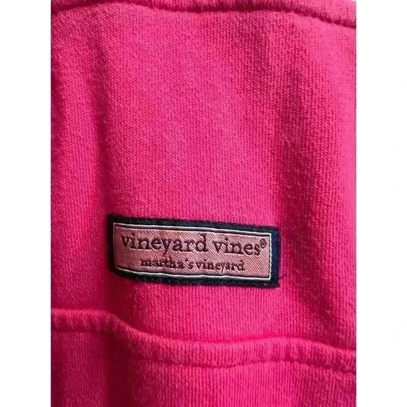 Vineyard Vines 1/4 Zip Pullover Embroidered Whale Sweater/Sweatshirt Small - Picture 6 of 11